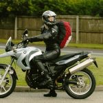 Leaving the UK on my BMW motorbike